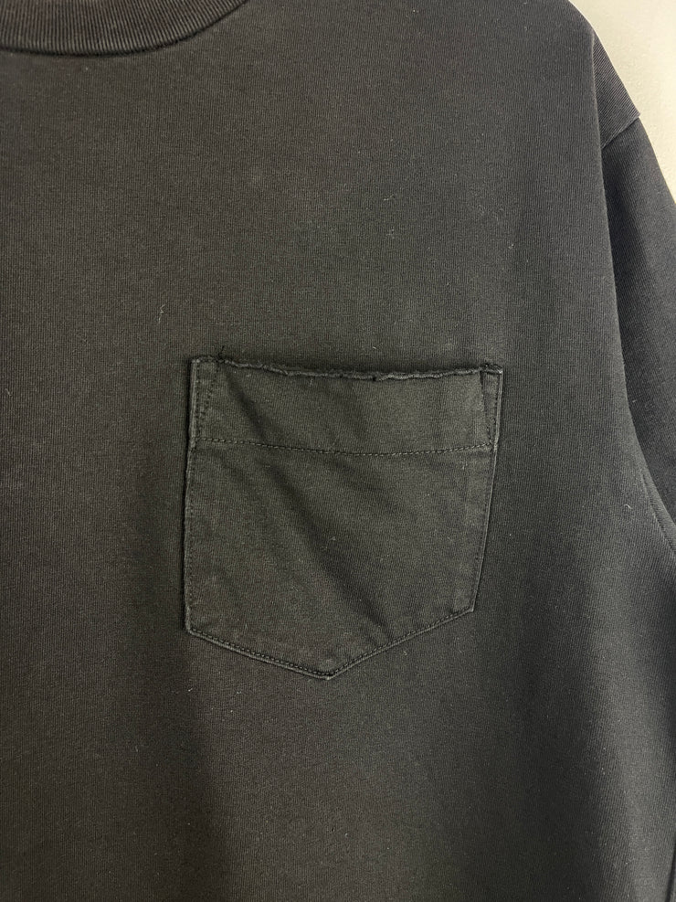 Number Nine Black Pocket Tee