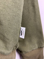 Bape Spellout Camo Reversible Olive Crewneck