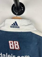 Vintage Nascar Chase Dale Jr National Guard Navy & White Racing Jacket