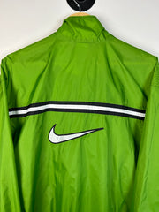 Vintage 90's Nike Swoosh Green Windbreaker