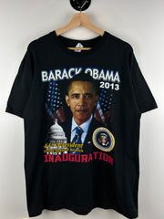 Vintage Barack Obama Martin Luther King President Black Tee