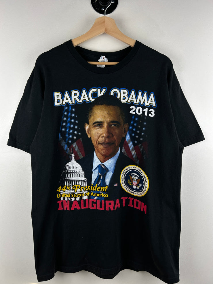 Vintage Barack Obama Martin Luther King President Black Tee