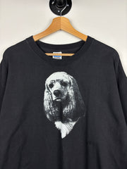 Vintage Dog Cocker Spaniel Black Tee