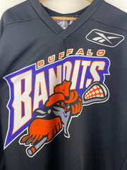 Vintage NLL Reebok Buffalo Bandits Black Lacrosse Jersey