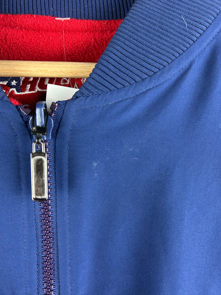 Vintage Nike USA Hockey Navy & Red Fleece Reversible Jacket