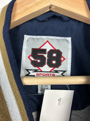 Vintage Notre Dame Irish Navy Pullover Windbreaker