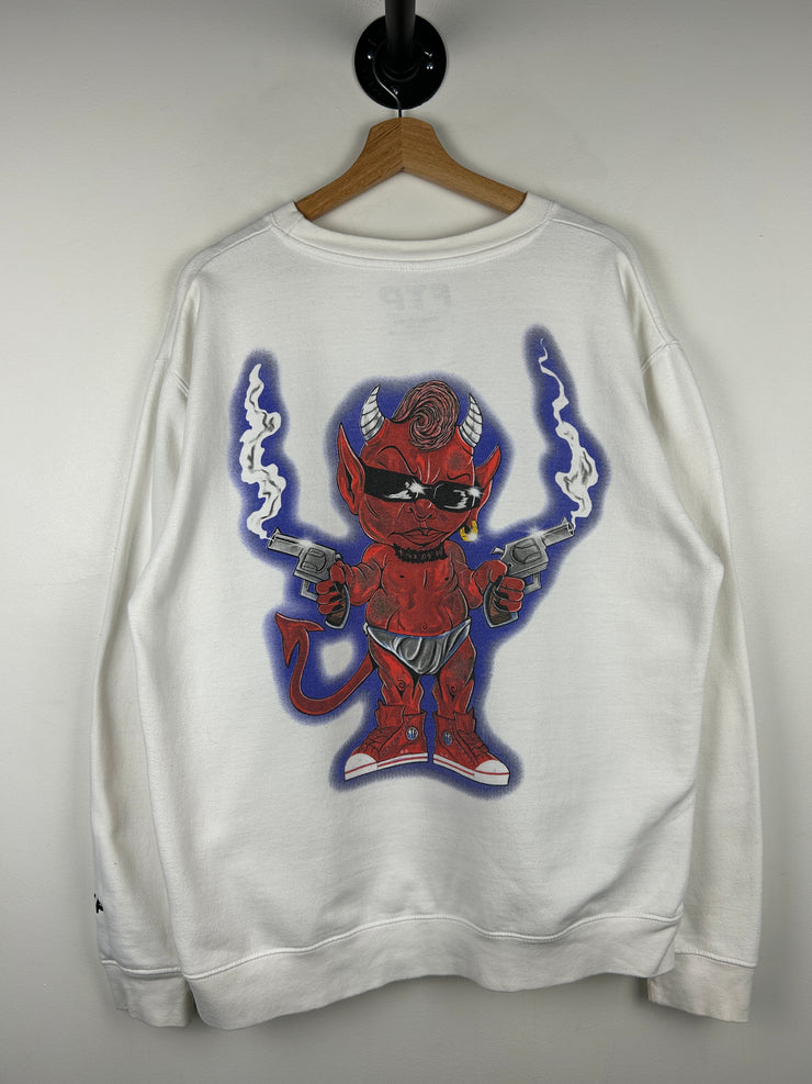 FTP Jesus Christ White Crewneck