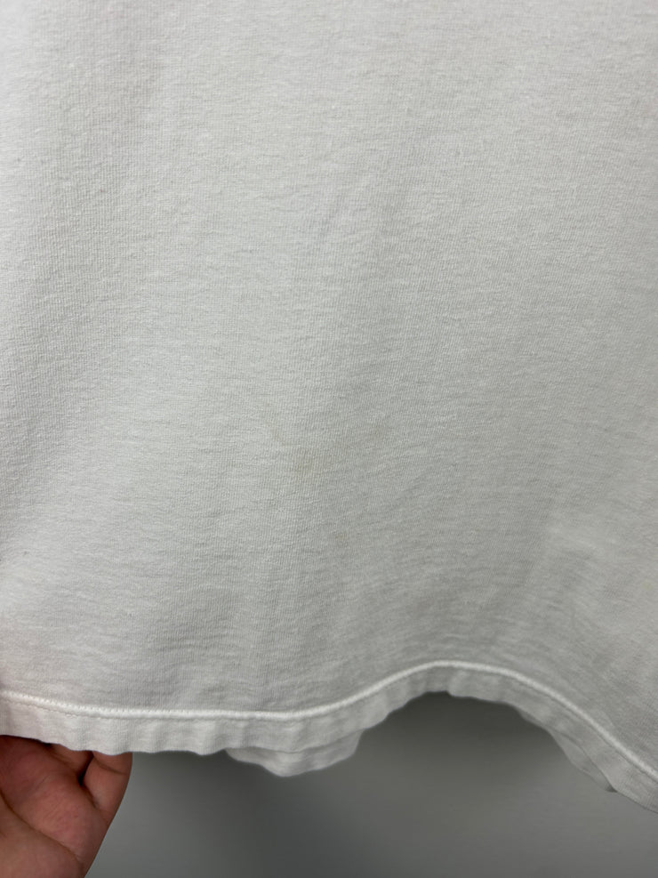 Vintage 90s Nike Golf Tiger Woods White Cut Off Tank Top