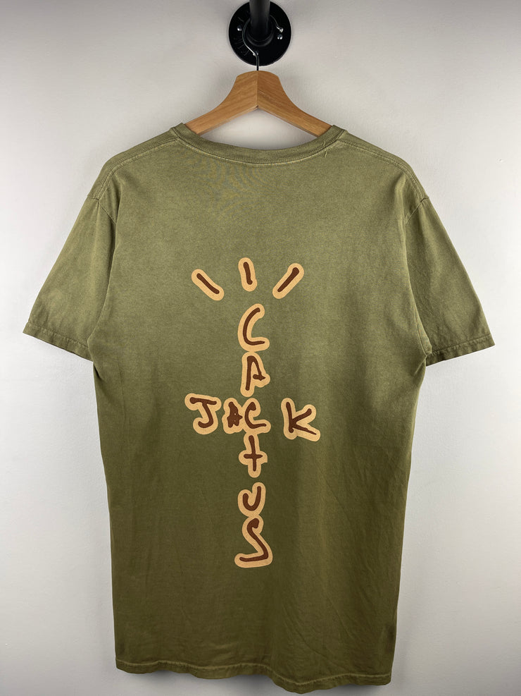 Travis Scott Highest In The Room Olive Tee