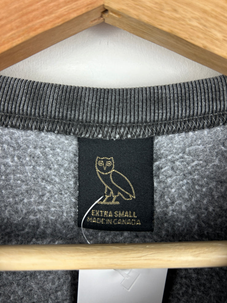 OVO Owl Washed Black Crewneck