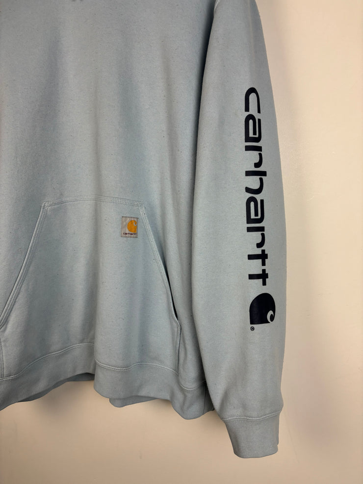 Vintage Y2K Carhartt Baby Blue Hoodie