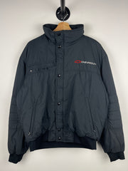 Vintage 90s Chevrolet Black Insulated Bomber Jacket