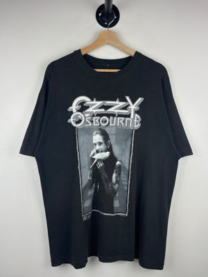 Vintage 90s Ozzy Osbourne The Last Bloody Shows Backstage Pass Black Tee