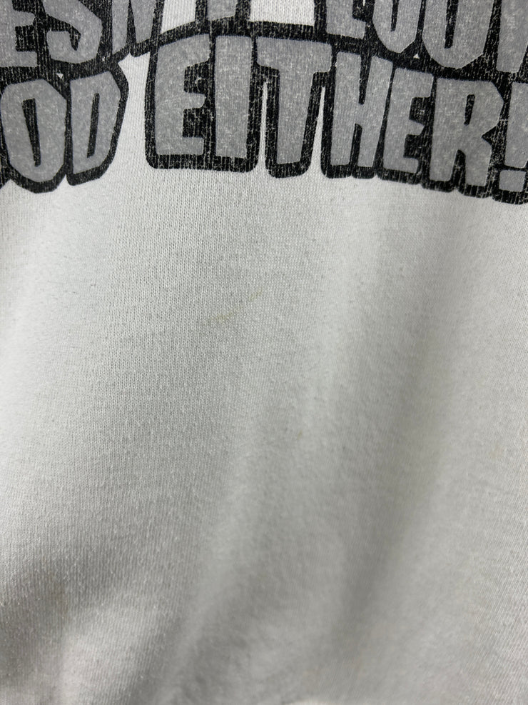 Vintage 90s I Can Only Please One Person A Day White Crewneck