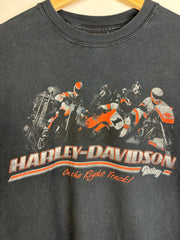 Vintage Harley Davidson Galesburg Black Tee