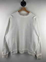 Kith Script Embroidered White Crewneck