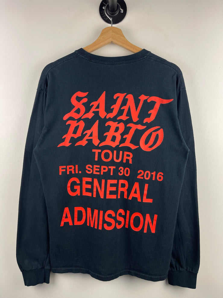 Kanye West Saint Pablo Tour Black Long Sleeve