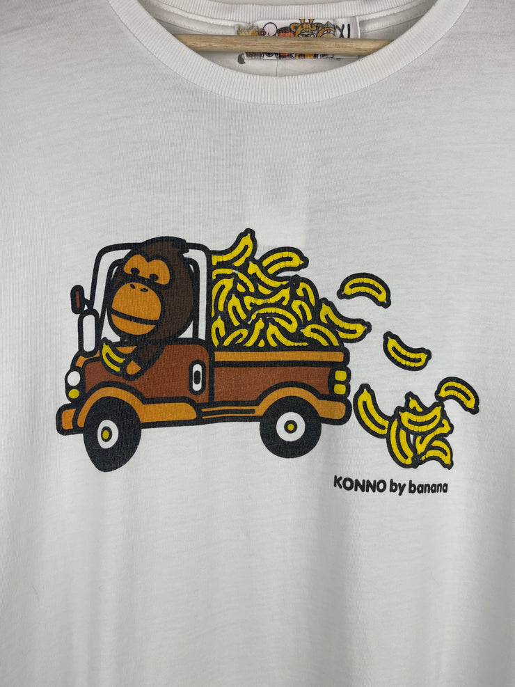 Bape Baby Milo Konno By Banana White Tee