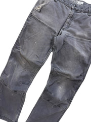 Vintage Carhartt Relaxed Fit Double Knee Grey Work Pants