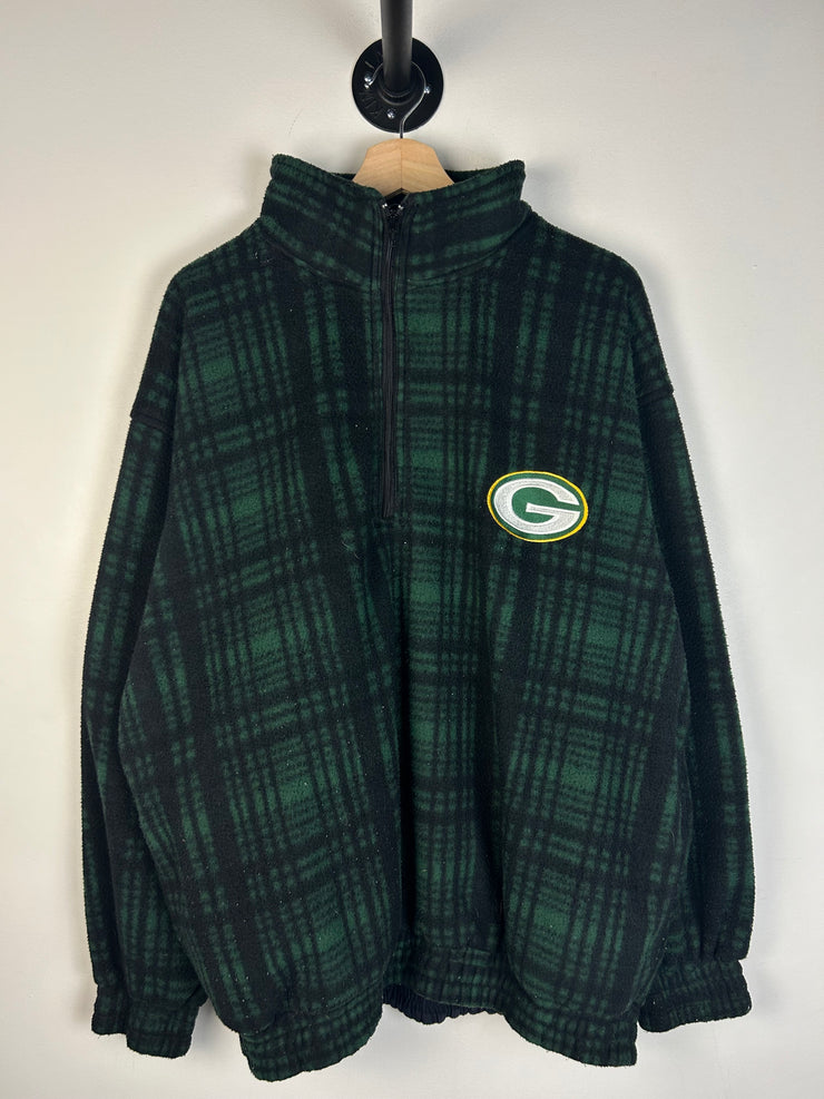 Vintage 90s NFL Logo Athletic Green Bay Packers Lumberjack Fleece