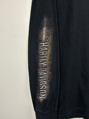 Vintage Harley Davidson Syracuse Road Black Long Sleeve