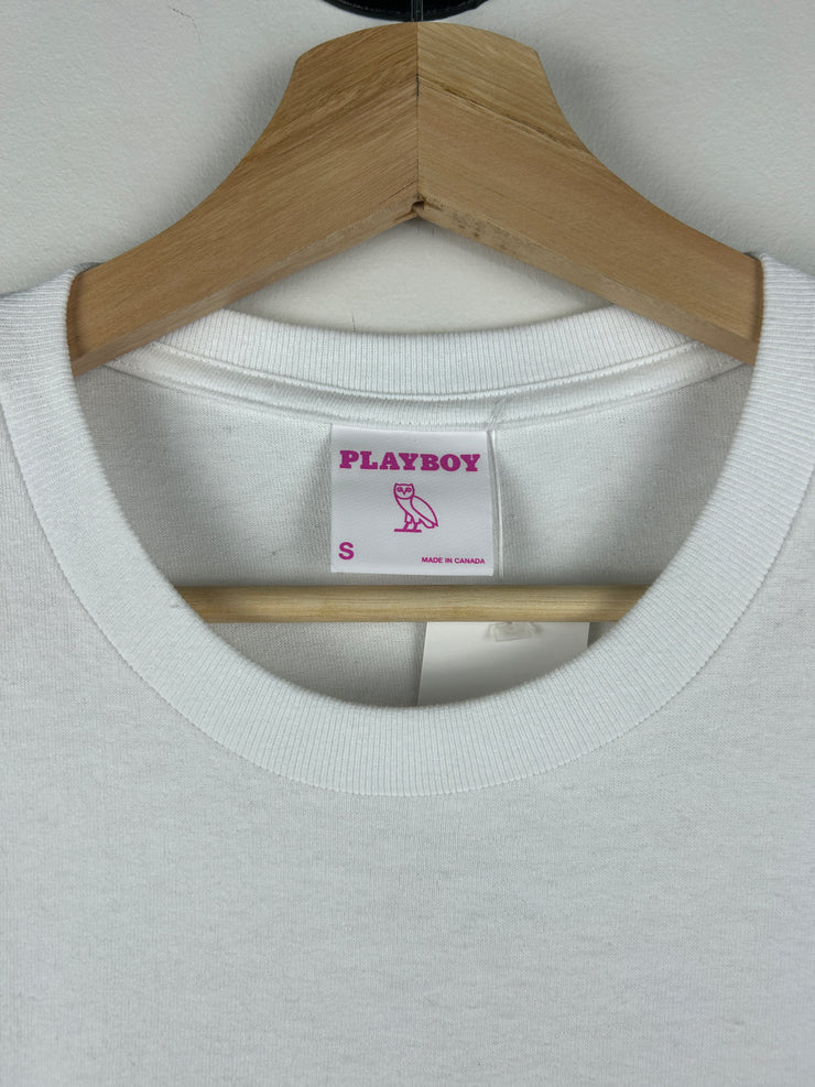 OVO X Playboy Bunny White Tee