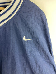 Vintage 90s Nike Mini Swoosh Navy Pullover Windbreaker
