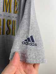 Vintage Adidas Notre Dame Fighting Irish Grey Tee