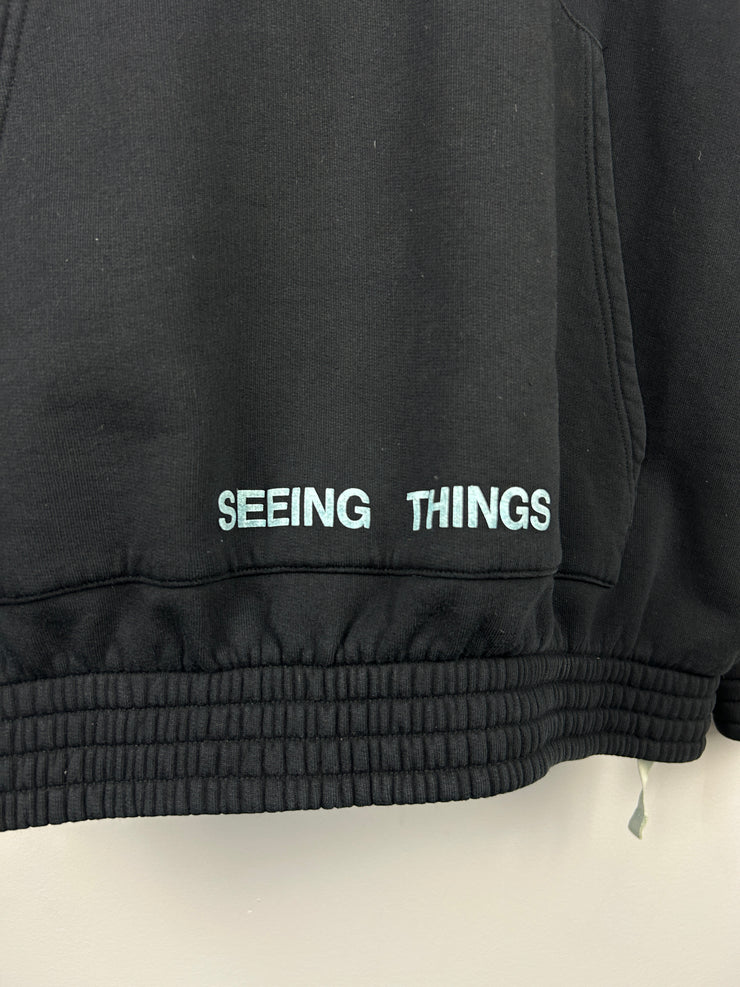 Off White Screaming Girl Arrows Black Hoodie