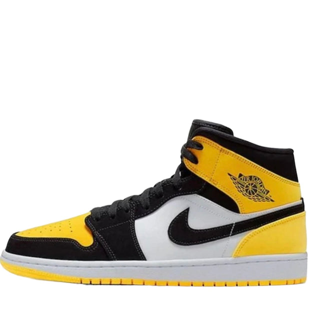 Jordan 1 Mid Yellow Toe Black