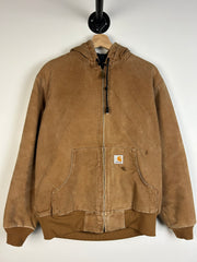 Vintage Carhartt Tan Active Hooded Women's Jacket