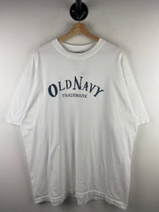 Vintage Old Navy Trademark White Tee
