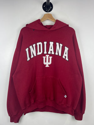 Vintage Russell Athletic Indiana Hoosiers University Red Hoodie