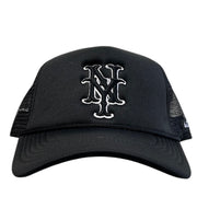 Studio 1999 NY Mets Black Trucker Hat