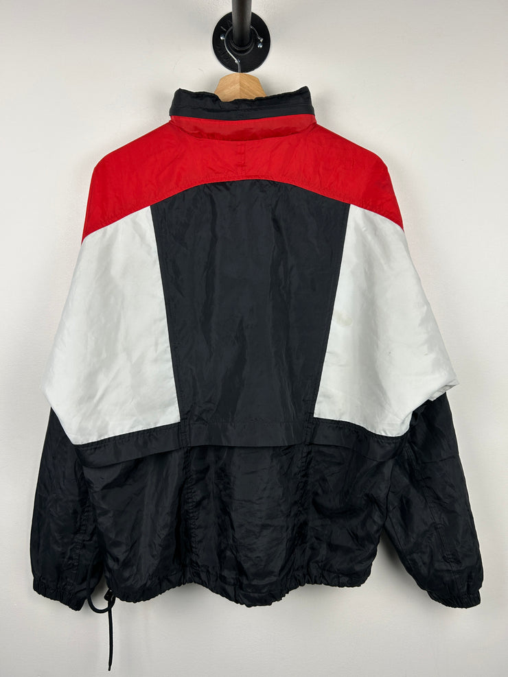 Nike Archives Spellout Swoosh Black & Red Windbreaker