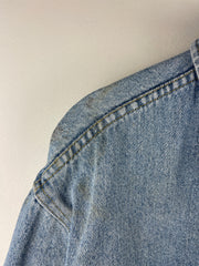 Vintage 90s Lee Blue Denim Trucker Jacket