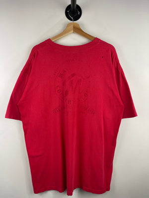 Vintage 90s Marlboro Country Store Thrashed Red Tee