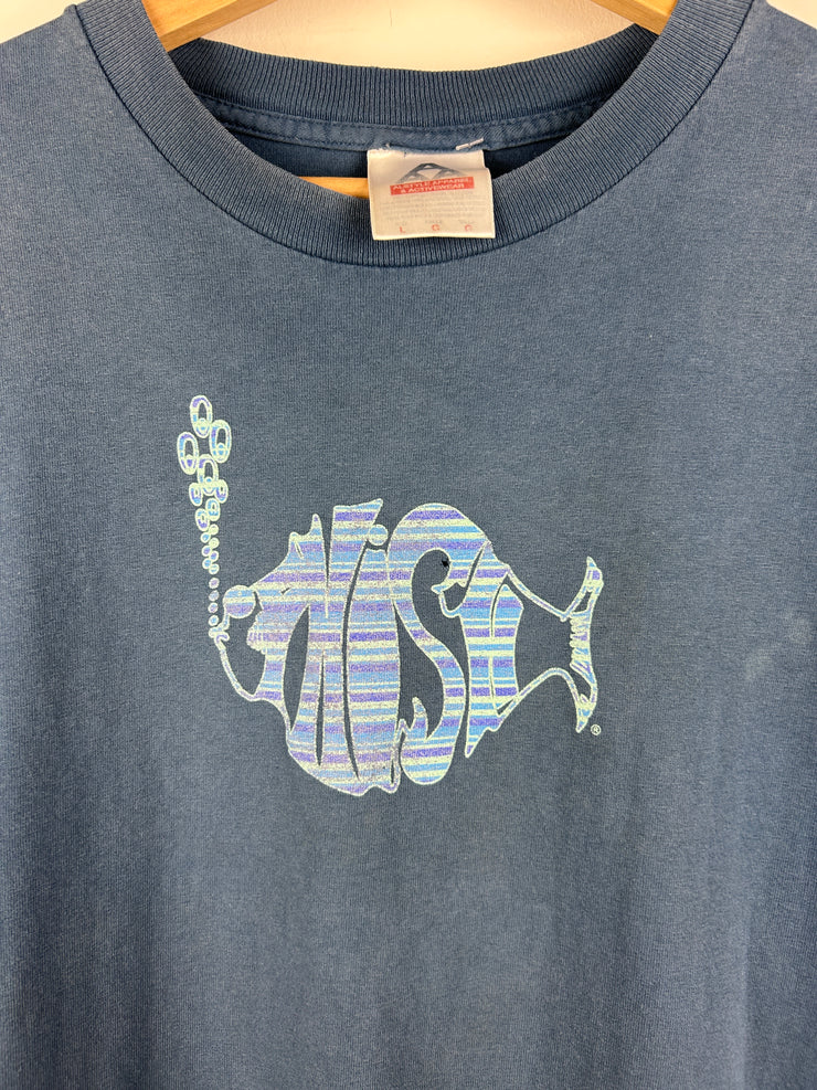 Vintage 90s Phish Band Faded Blue Tee