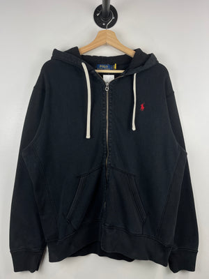 Vintage Polo Ralph Lauren Black Zip Up Hoodie
