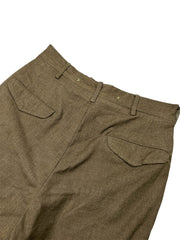 Vintage 50s US Army Brown Wool Pants