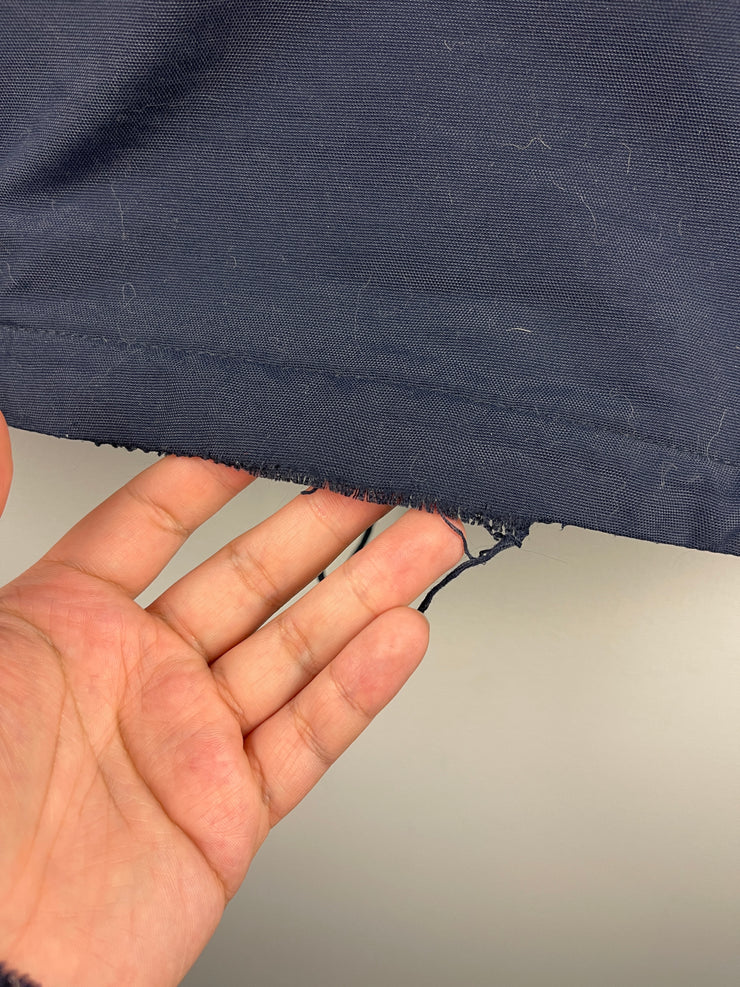 Vintage 90s Abercrombie & Fitch 92 Navy & Grey Fleece Lined Jacket