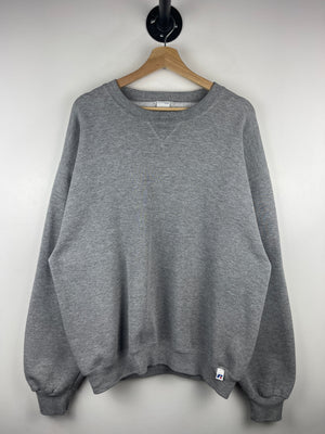 Vintage Russell Athletic Blank Grey Crewneck