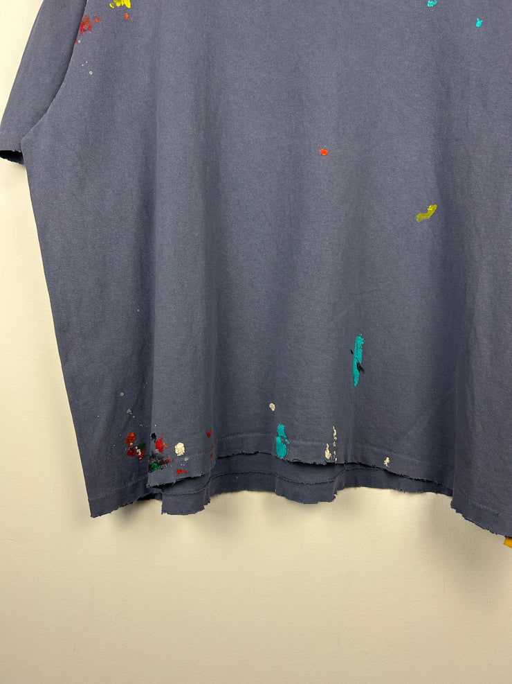 Gallery Dept. Logo Hand Painted Faded Navy Tee
