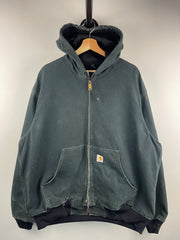 Vintage Carhartt Active Black Hooded Jacket J131 BLK