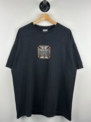 Vintage West Coast Choppers Long Beach Orange & Black Tee