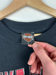 Vintage Harley Davidson Alligator Florida Black Long Sleeve