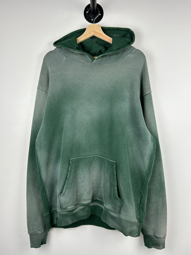 Strawberry Los Angeles Kai Faded Green Blank Hoodie