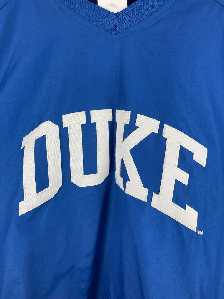 Vintage 90s Majestic Duke Blue Devils Blue Pullover Windbreaker