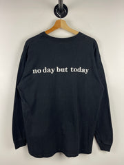 Vintage Rent No Day But Today Black Long Sleeve