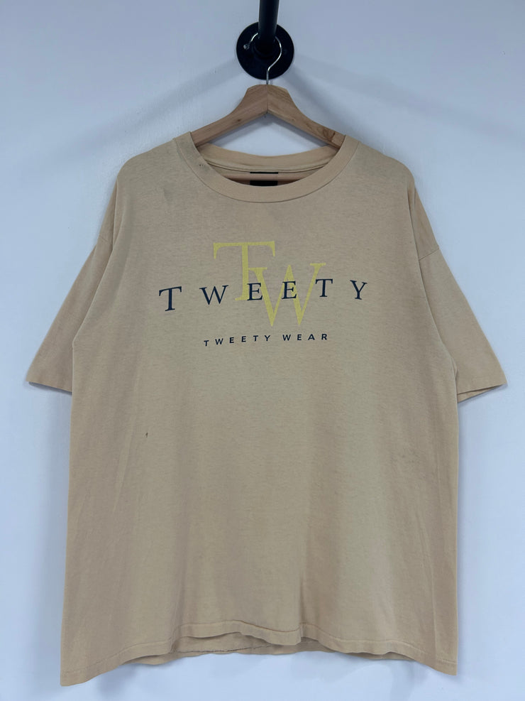 Vintage 1995 Tweety Bird Yellow Tee